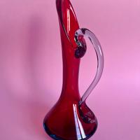 Vaso Murano Con Manico Vintage Perfetto