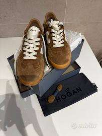 Hogan scarpa  con lacci cammello