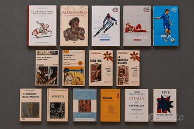 Lotto 20 libri d’epoca da collezione, storia sport