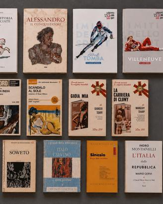 Lotto 20 libri d’epoca da collezione, storia sport