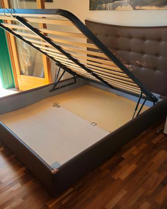 Letto contenitore senza materasso