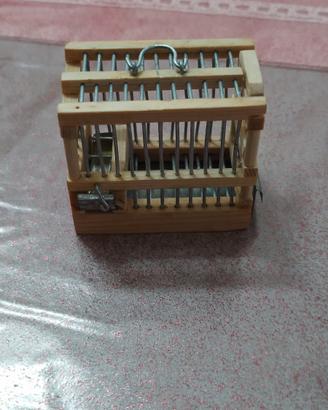 Gabbietta per Uccelli in Miniatura per Presepe