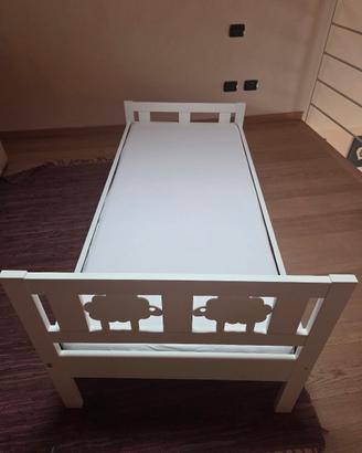 Lettino Ikea Kritter 70x160 con materasso