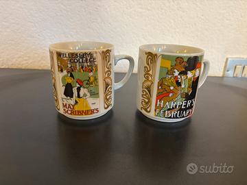 Tazze Mug Monopoli Art Nouveau anni 70