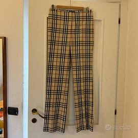 Pantaloni Burberry in cotone da donna.