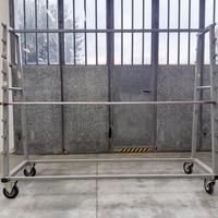 carrello porta rotoli metallo 