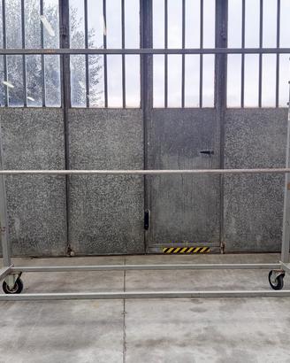 carrello porta rotoli metallo 