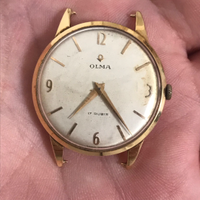 Orologio vintage Olma  oro 18k anni 50