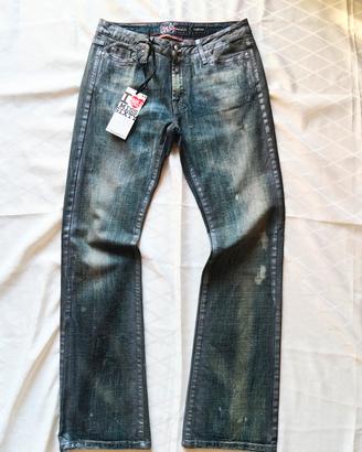 Jeans raro e stravagante Y2K 