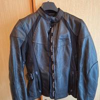 Giacca motociclista in pelle Triumph tg.S