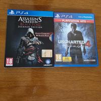 Uncharted 4 e Assassin's Creed 4