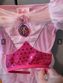 Vestito di carnevale Barbie 8/10 anni cm134/140