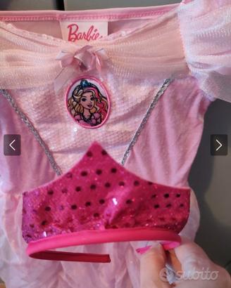 Vestito di carnevale Barbie 8/10 anni cm134/140
