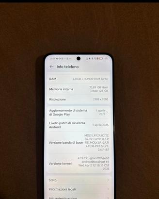 Honor x8a Midnight Black 6GB+128GB