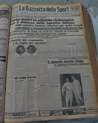 Riveste d’epoca 24-25/07/1937 Gazzetta dello sport