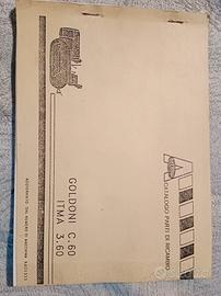 Catalogo ricambi Goldoni C.60 ITMA 3.60