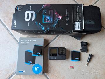 GoPro Hero 9 + 2 Batterie + SD 64GB
