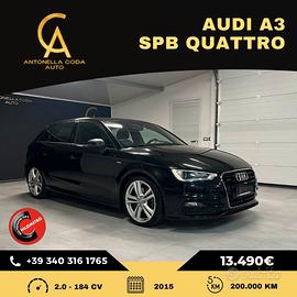 Audi A3 2.0 TDI 184 CV clean diesel quattro S-line