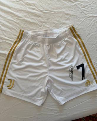 Cristiano Ronaldo Juventus Pantaloncini Autografo