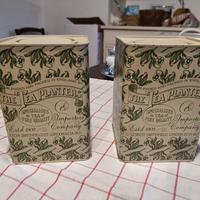 scatole da the di latta vintage
