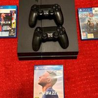 playstation 4 ps4 1 Tb (1000 gb) + 3 games