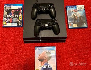 playstation 4 ps4 1 Tb (1000 gb) + 3 games