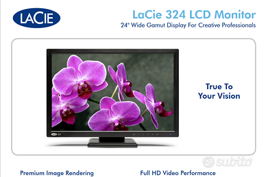 Monitor Lacie 324i  lcd monitor Professionale