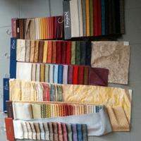 Campionari e scampoli tessuti per arredamento