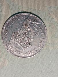 Moneta in argento Giorgio V del 1932