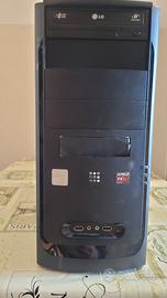 Pc computer desktop assemblato midi tower
