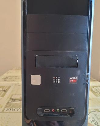 Pc computer desktop assemblato midi tower