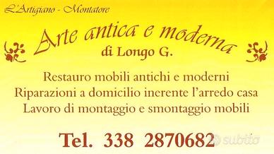 RESTAURATORE FALEGNAME MONTAGGI