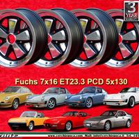 4 pz cerchi Porsche Fuchs 7x16 ET23.3 5x130