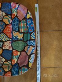 vassoio in ceramica usato.