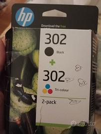 Cartucce HP 302 nero + 3 colori 