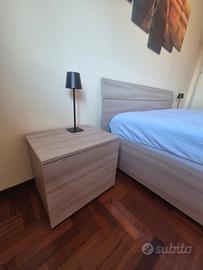 2 Comodini legno mobili camera da letto arredament
