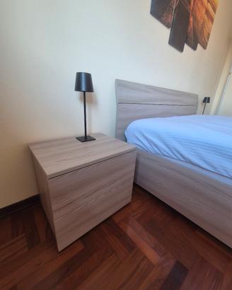 2 Comodini legno mobili camera da letto arredament