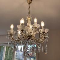 Lampadario chandelier con cristalli