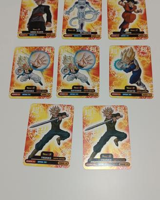 set Lamincard Dragon ball super  rare logo
