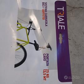 Portabici da soffitto