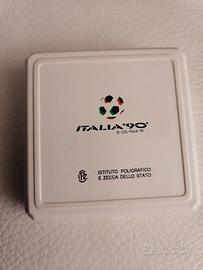 moneta commemorativa Italia 90