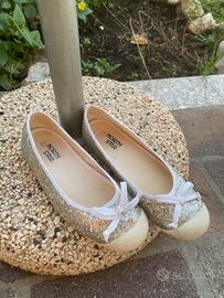Ballerine argento glitter North star 37