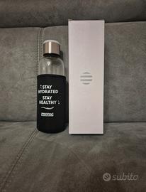Borraccia in vetro con custodia 500 ml.