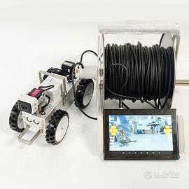 Carro robot per ispezioni fogne