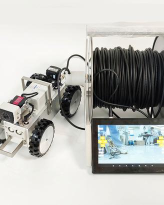 Carro robot per ispezioni fogne