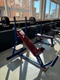 Panca inclinata technogym