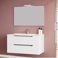 COMPOSIZIONE BAGNO BIANCO LUCIDO 60 CM.