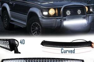 Barra Led Curva 6000K Mitsubishi SUV Fuoristrada