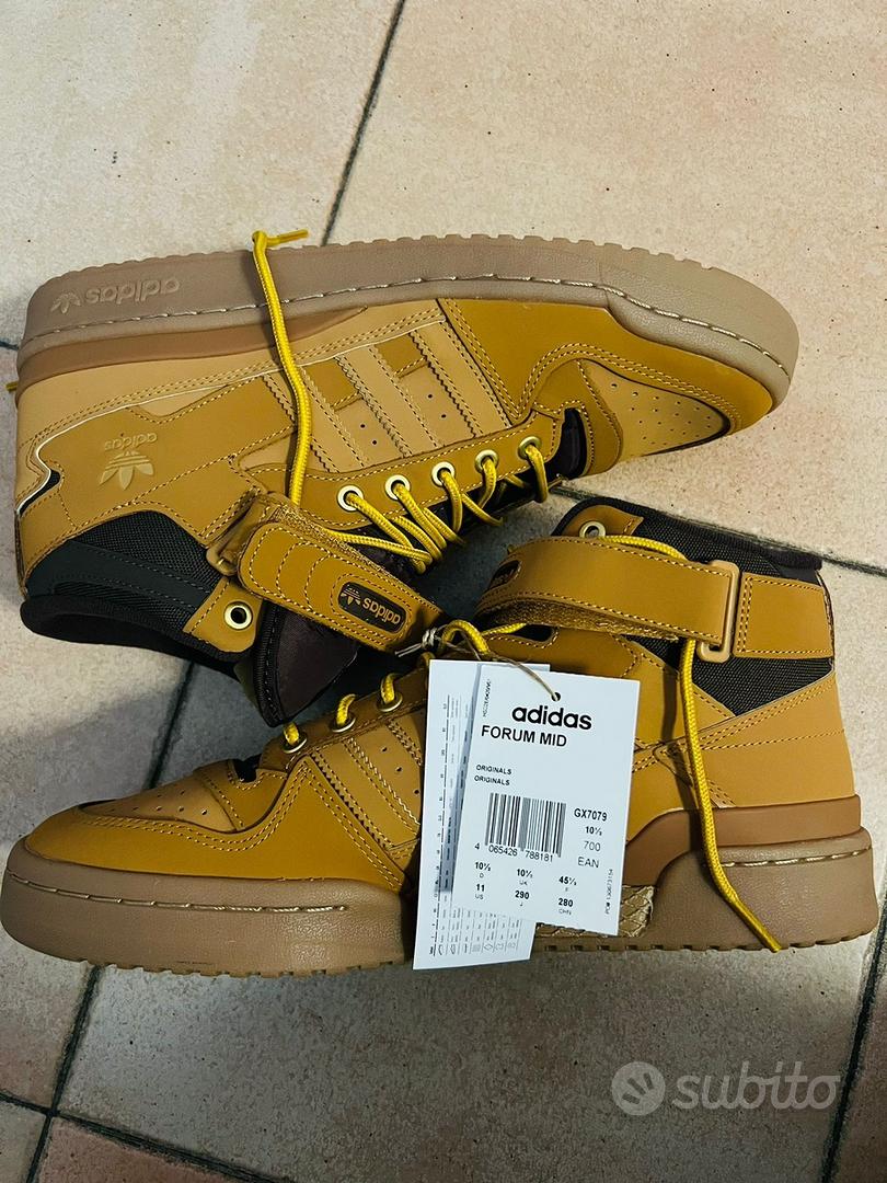 Adidas neo cheap mid uomo giallo