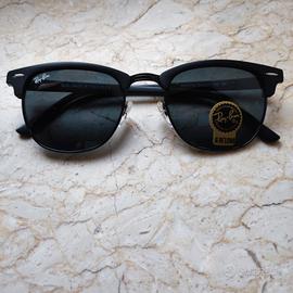 Ray-Ban Clubmaster RB3016 Neri - Nuovi Originali

